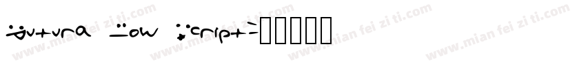 Futura Now Script字体转换